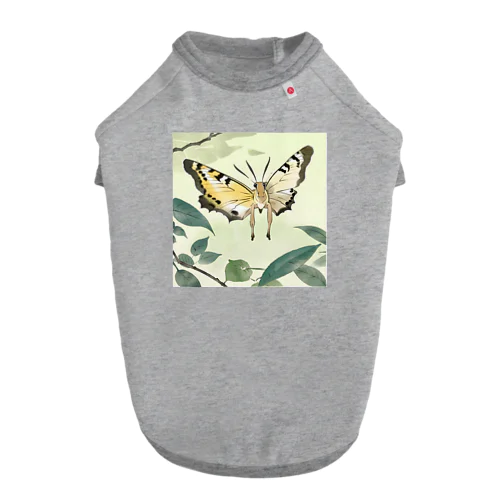 鹿と蝶の融合　その七 Dog T-shirt