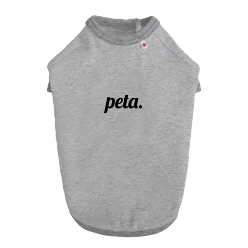 peta. ドッグTシャツ