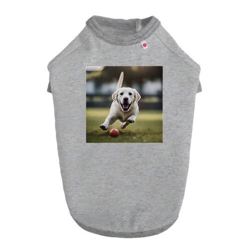 ラブラドール・レトリーバー 白 犬 ワンちゃん 可愛い ペット 癒やし ドッグTシャツ