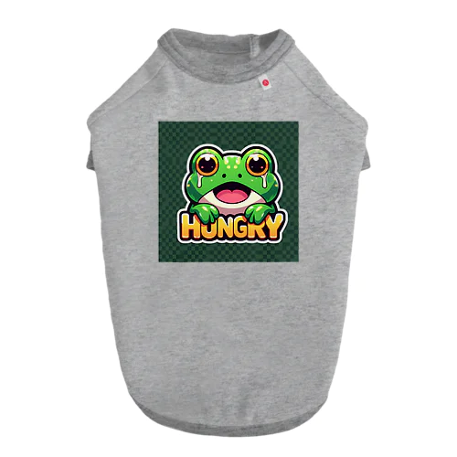 HUNGRYカエル Dog T-shirt