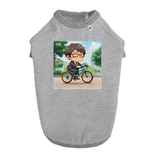 自転車通勤＠サラリーマン Dog T-shirt