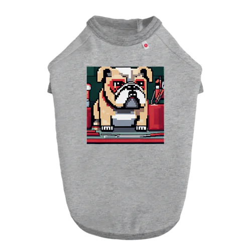 フェイスアートするブルドッグ Dog T-shirt