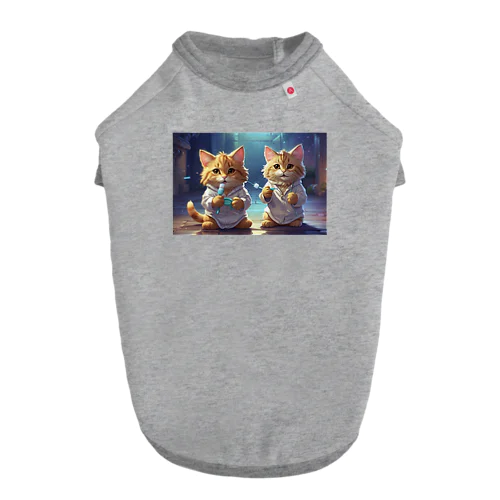 ハミガキ猫 Dog T-shirt