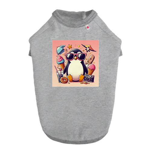 cool penguin ドッグTシャツ