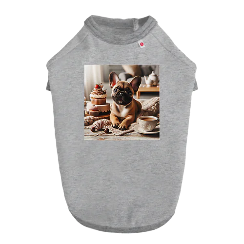 french bulldog tea time Dog T-shirt