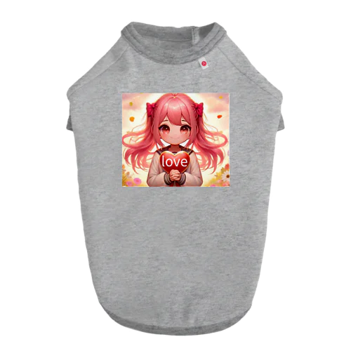 Cute girl Momoko-chan ドッグTシャツ