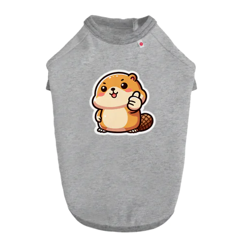 タヌキじゃないよ！ボク、マーモット！！ Dog T-shirt