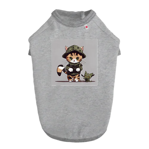 戦闘ネコ Dog T-shirt