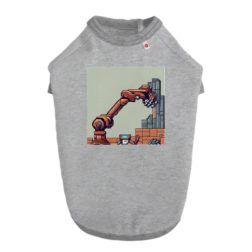 物体を掴むロボット Dog T-shirt