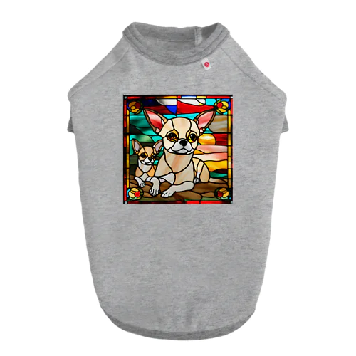 ステンドチワワ Dog T-shirt