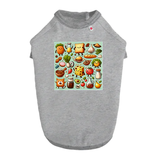 食材妖精 ドッグTシャツ