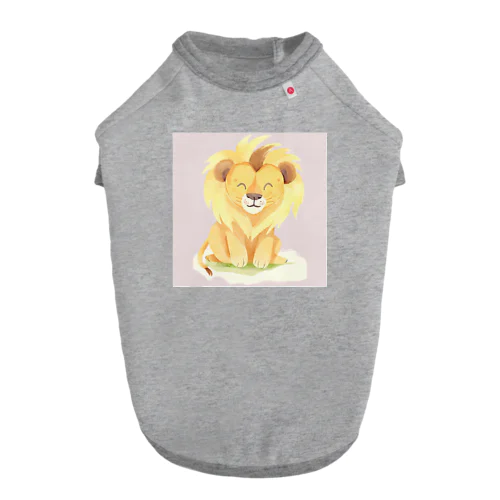 にっこりライオン Dog T-shirt