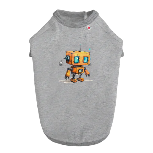 レトロ戦闘ロボットＨ ドッグTシャツ