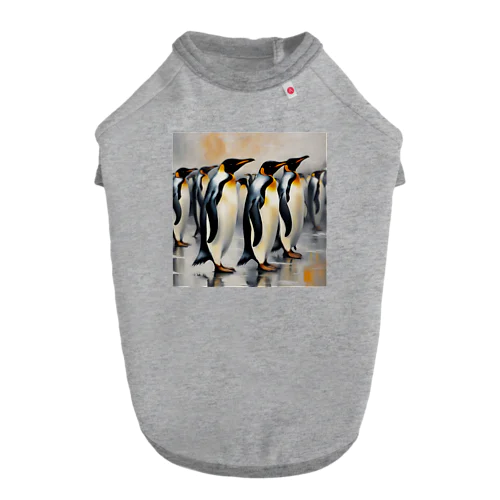 仲間のために自分を奮起するペンギン Dog T-shirt