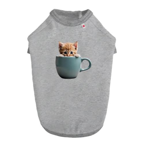 マグから子猫 ドッグTシャツ