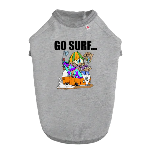 GO SURF Dog T-shirt