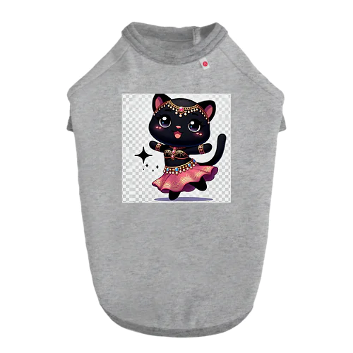 黒猫ベリーダンス Dog T-shirt