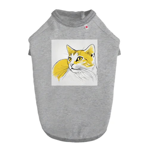 猫スケッチ　たまにゃん Dog T-shirt