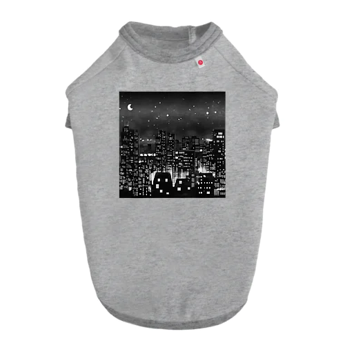 都会の夜景🏙 ドッグTシャツ