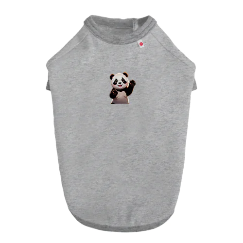 喜んでいるパンダ Dog T-shirt