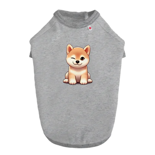 ウィンク柴 Dog T-shirt