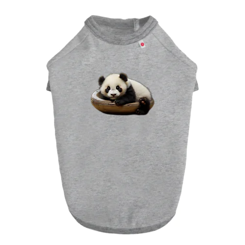 ねむねむパンダ Dog T-shirt