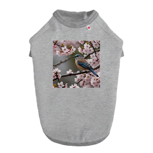 花見鳥 Dog T-shirt