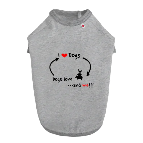 I love dogs Dogs love... ドッグTシャツ