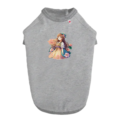 花の少女 Dog T-shirt