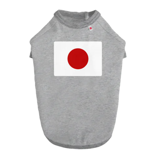 日本の国旗 ドッグTシャツ