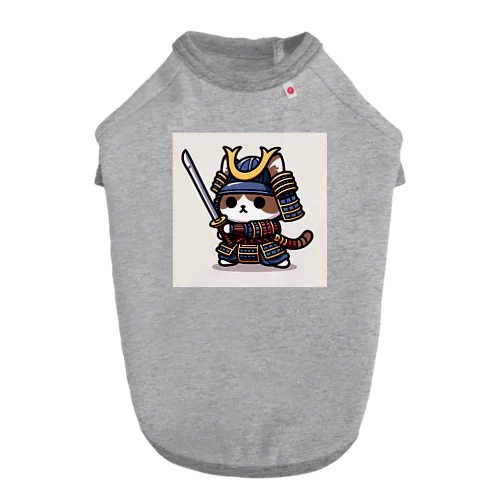 武士にゃんこ Dog T-shirt