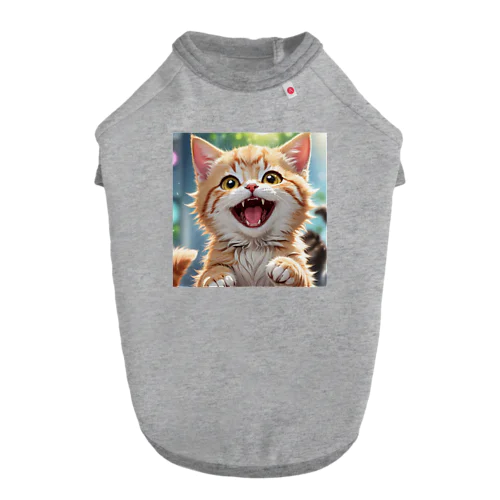 かわいい笑顔がたまらない子猫 Dog T-shirt