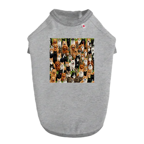 犬と猫 Dog T-shirt