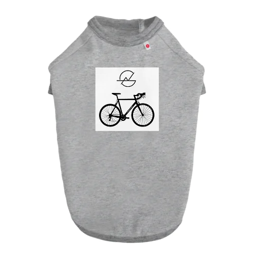 自転車ロゴ ドッグTシャツ