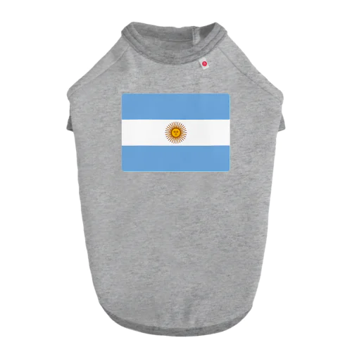 アルゼンチンの国旗 ドッグTシャツ