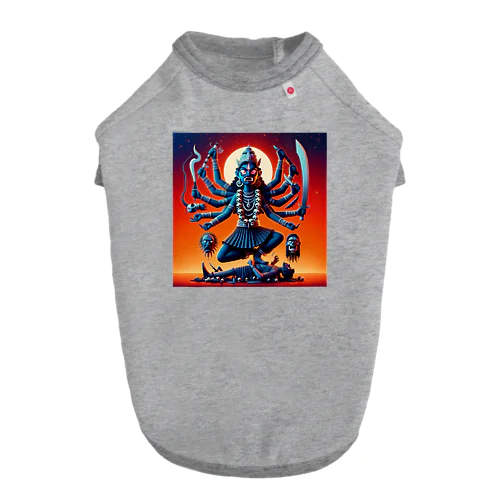 インドの神カーリー ドッグTシャツ