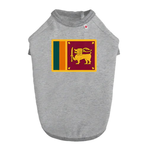 スリランカの国旗 Dog T-shirt