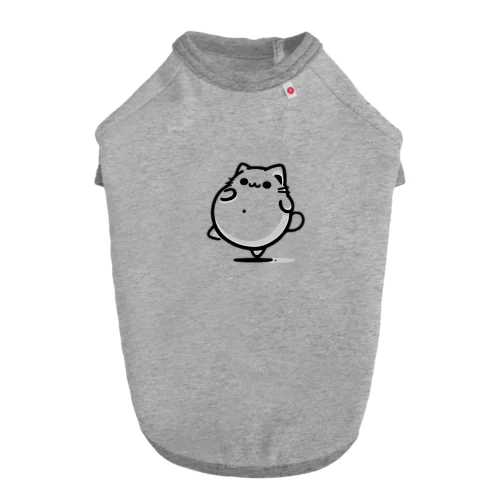 お腹のでてる猫12 ドッグTシャツ