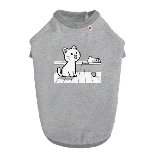 【ラインイラスト】うわぁ～にゃんこ Dog T-shirt