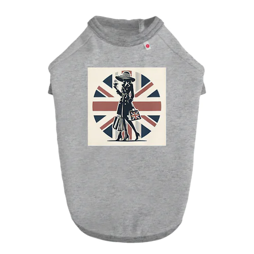 おしゃれ女子☆イギリスモチーフ Dog T-shirt