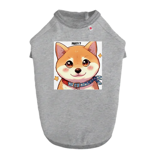 パーティー柴犬 Dog T-shirt