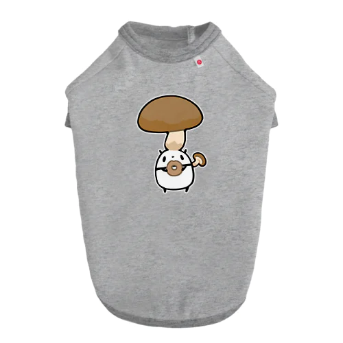 シイタケに侵食されるパンダ ドッグTシャツ