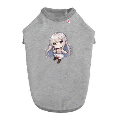 銀髪女の子Lunaちゃん ドッグTシャツ