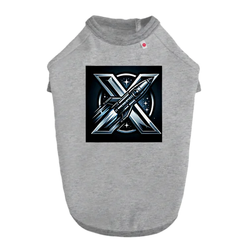 The "X" when it comes to rockets. Dog T-shirt