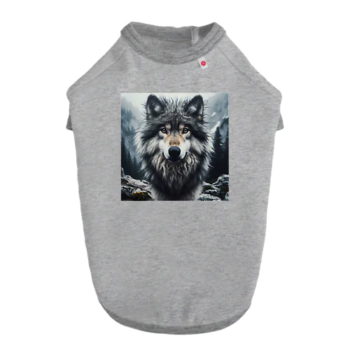 オオカミ　森の番人 Dog T-shirt