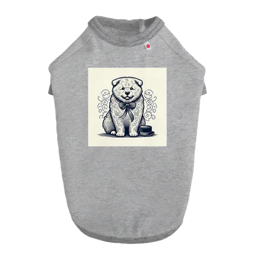 穏やかな犬 ドッグTシャツ