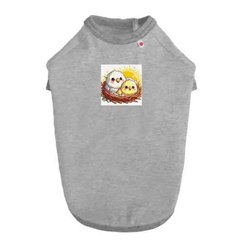 セキセイひな2羽のグッズ Dog T-shirt