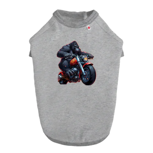 バイク乗りなゴリラ Dog T-shirt