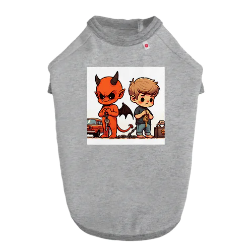 devil & boy ドッグTシャツ