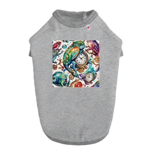 Fantastical　Chameleon ドッグTシャツ